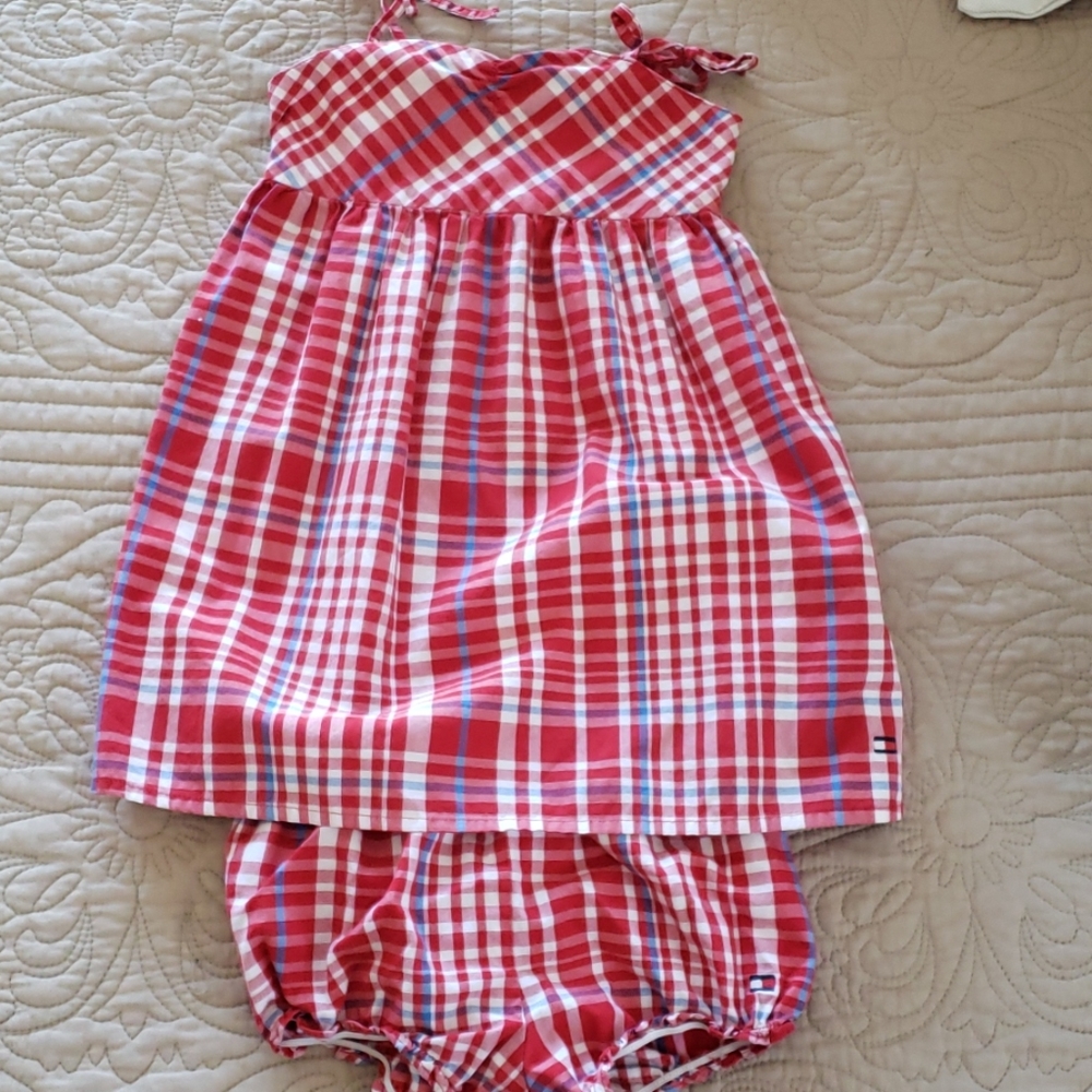 tommy Hilfiger 2t girl dress and a Christmas dress